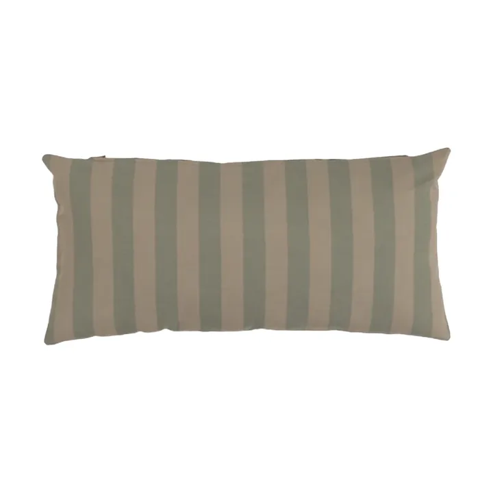 Garden Glory randig kudde - Eucalyptusgrön-beige, 25x50 cm - Garden Glory