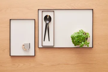 Frame bricka small 11x32,4 cm - Rökt ek-beige - Gejst