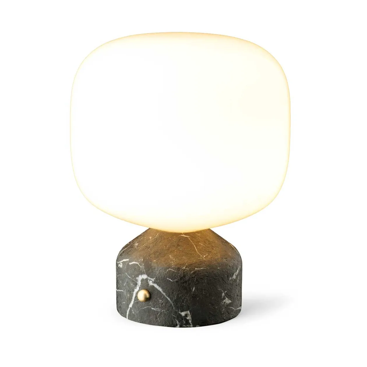 Meemo portabel bordslampa 23 cm, Black marble Gejst
