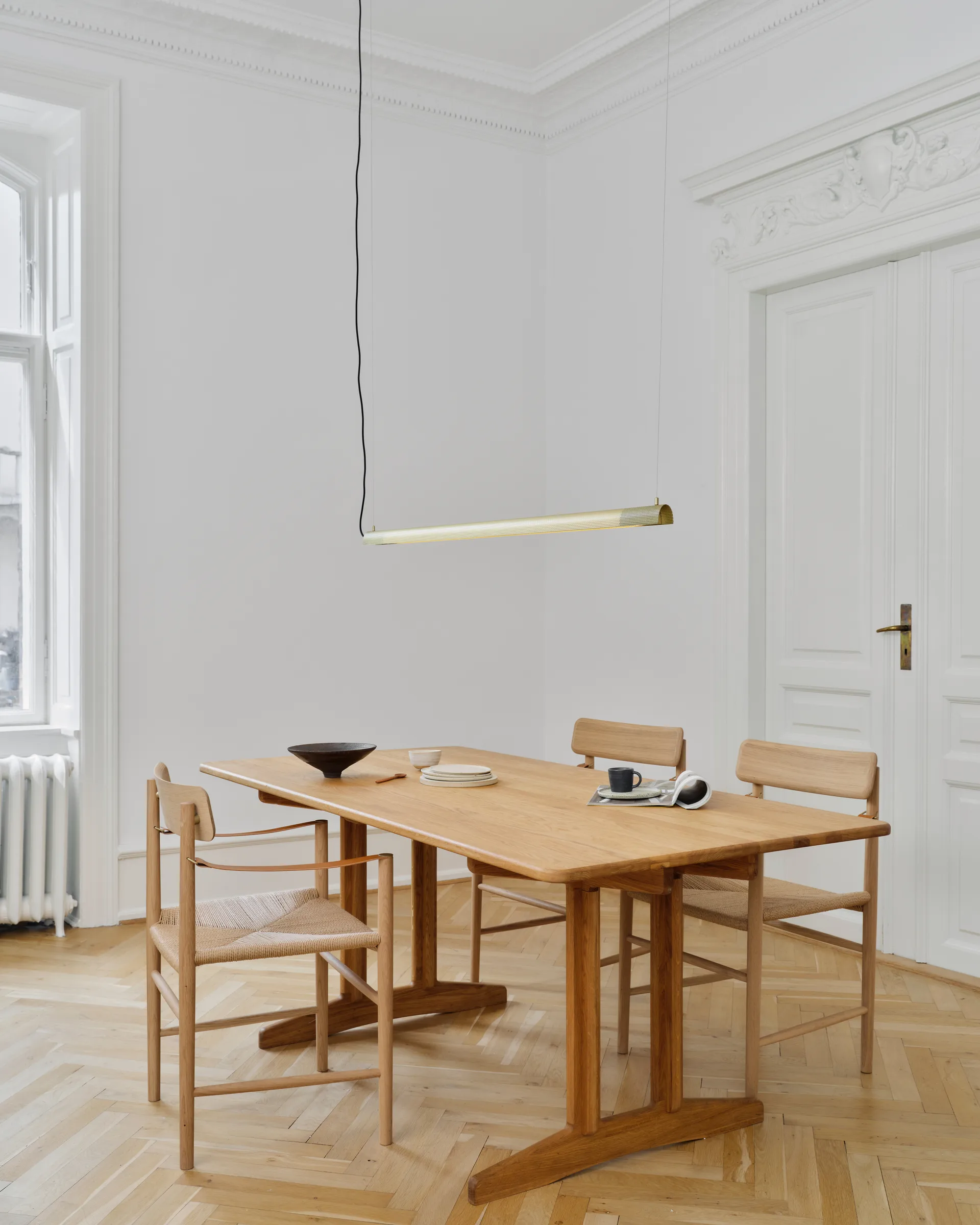 Radent pendel long 135 cm, Brass Gejst