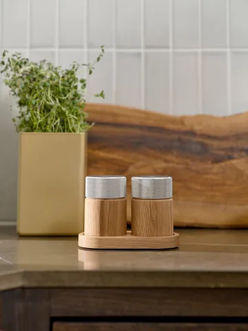 Sina salt-och pepparkvarn 6 cm - Ek-stål - Gejst