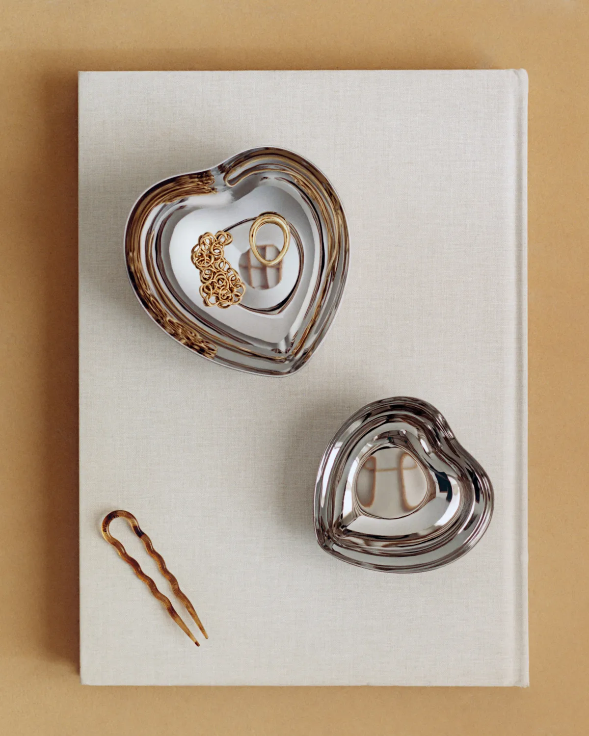 Heart skål, Silver, liten Georg Jensen