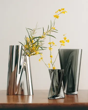 Lituus glasvas - Grå, liten - Georg Jensen