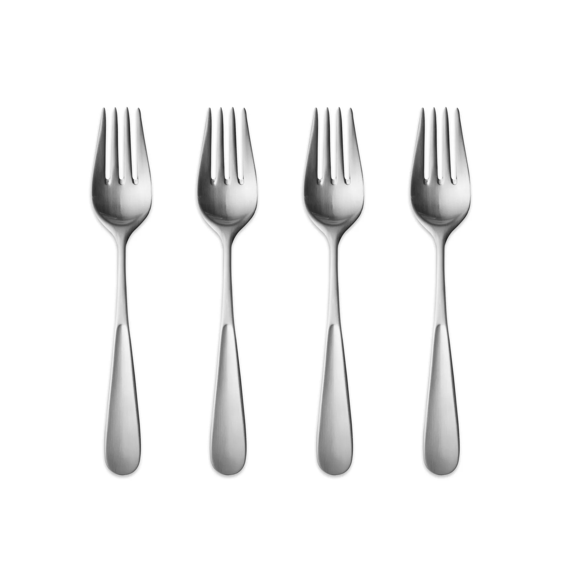 Vivianna matt tårtgaffel, 4-pack Georg Jensen