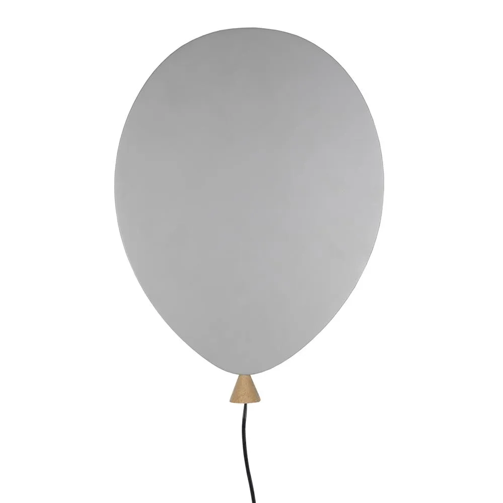 Balloon vägglampa, grå-ask Globen Lighting