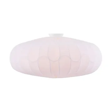 Bladverk plafond - Vit, Ø50x20 cm - Globen Lighting