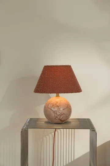 Castello 24 bordslampa - Dimrosa marmor - Globen Lighting