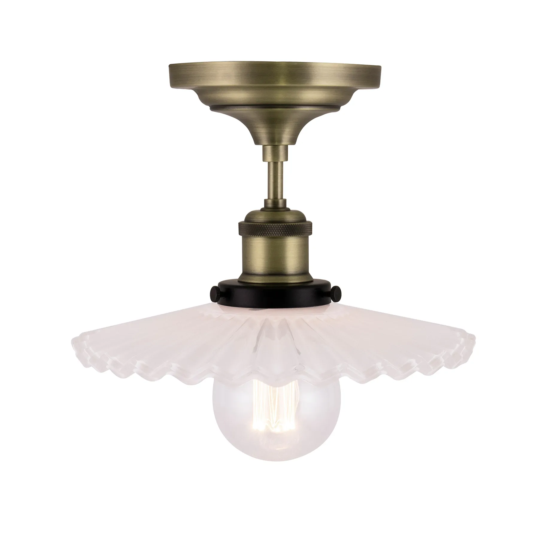 Cobbler plafond 25 cm, Vit Globen Lighting