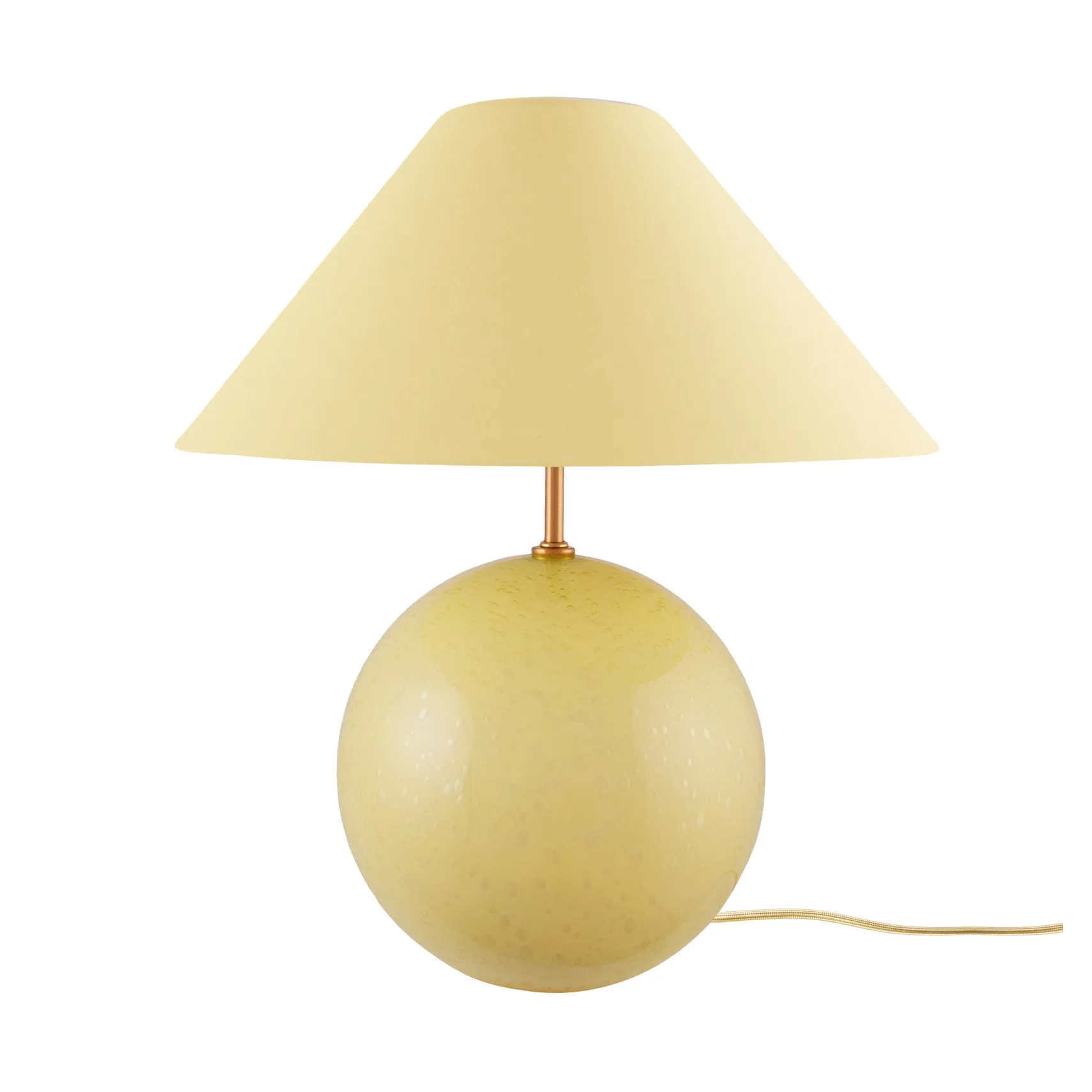 Iris 35 bordslampa 39 cm, Butter yellow Globen Lighting