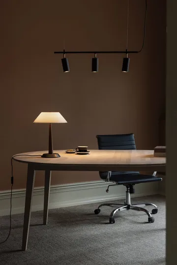 Ligna bordslampa - Brunbetsad, Ø29x39,2 cm - Globen Lighting