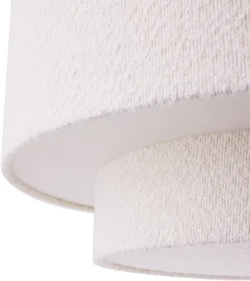 Noah pendel Ø50 cm - Bouclé vit - Globen Lighting