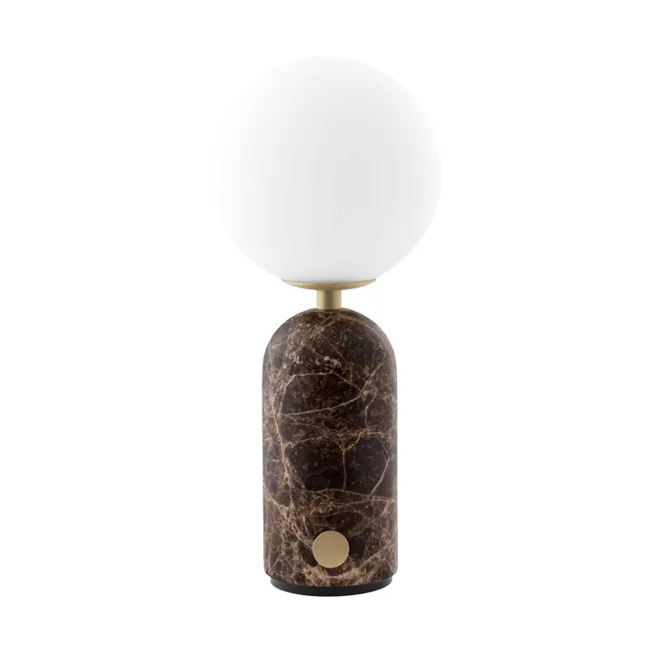 Torrano bordslampa portabel - Brun marmor - Globen Lighting