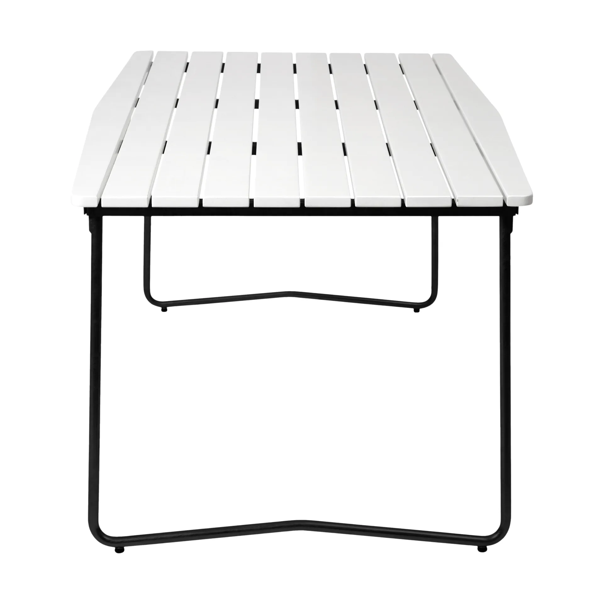 B31 matbord, 170x92 cm, Vitlackerad ek-svart Grythyttan Stålmöbler
