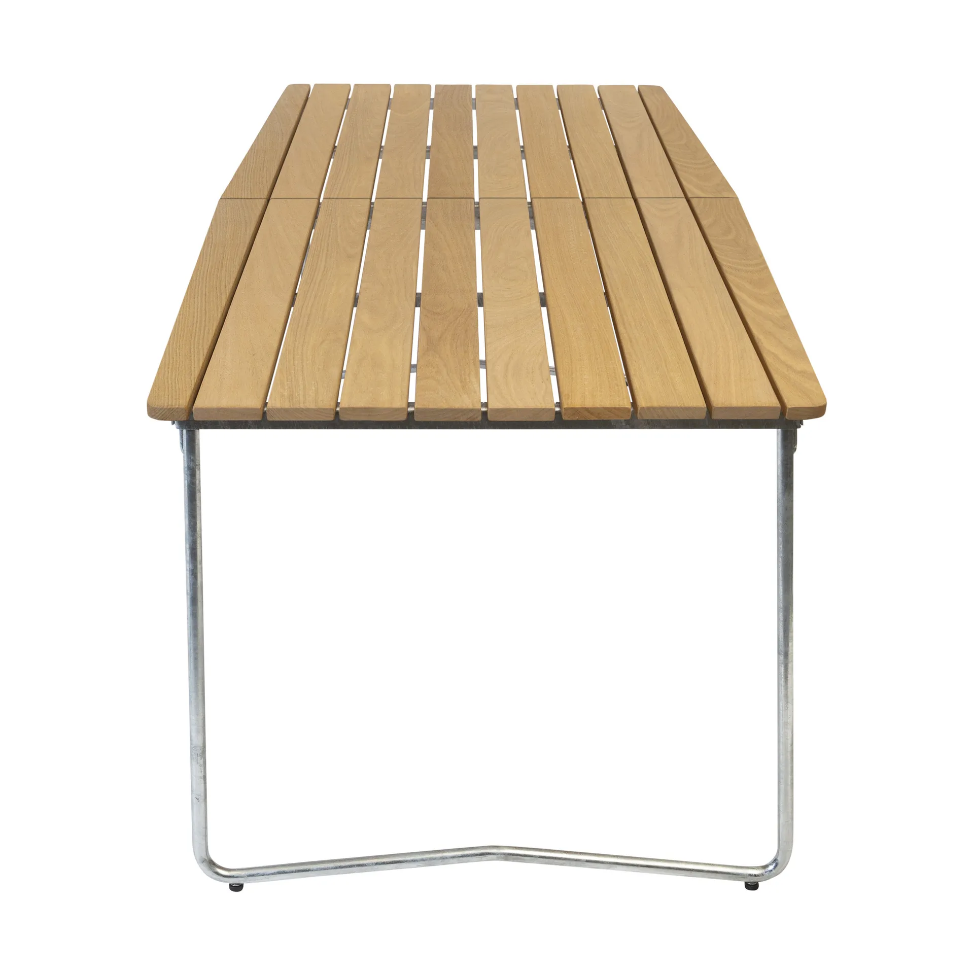 B31 matbord, 230x92 cm, Oljad ek-varmförzinkad stativ Grythyttan Stålmöbler