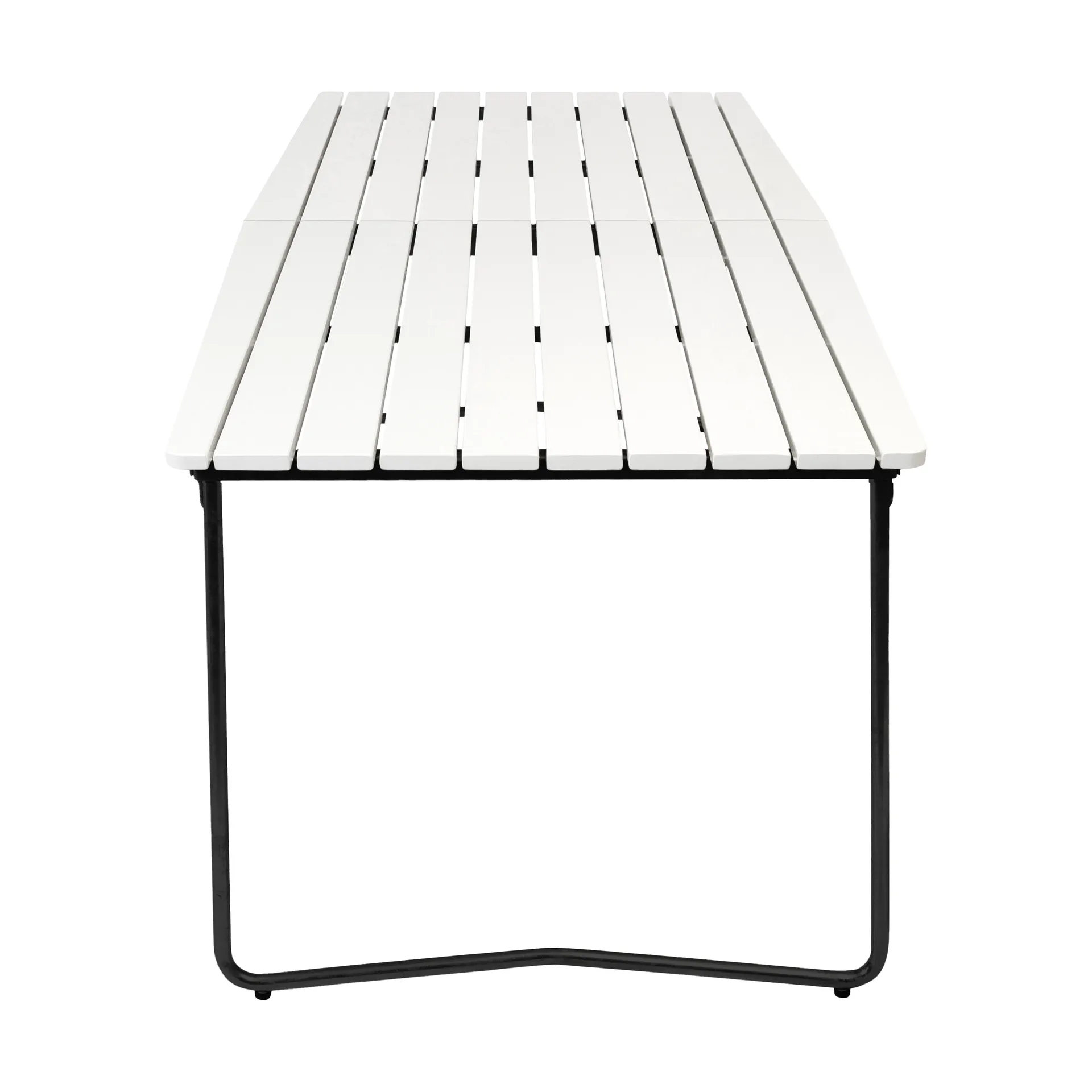 B31 matbord, 230x92 cm, Vitlackerad ek-svart Grythyttan Stålmöbler