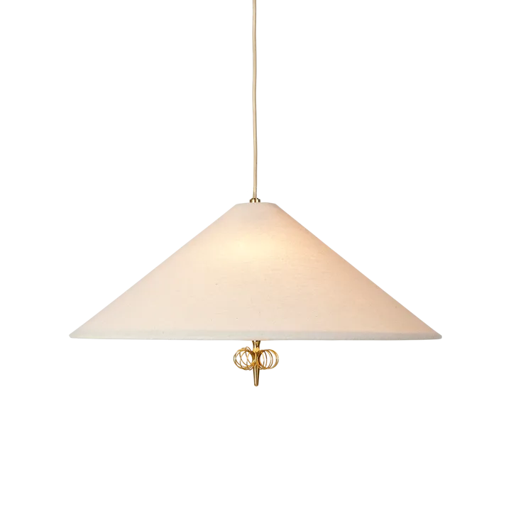 1967 taklampa - Canvas-mässing - GUBI