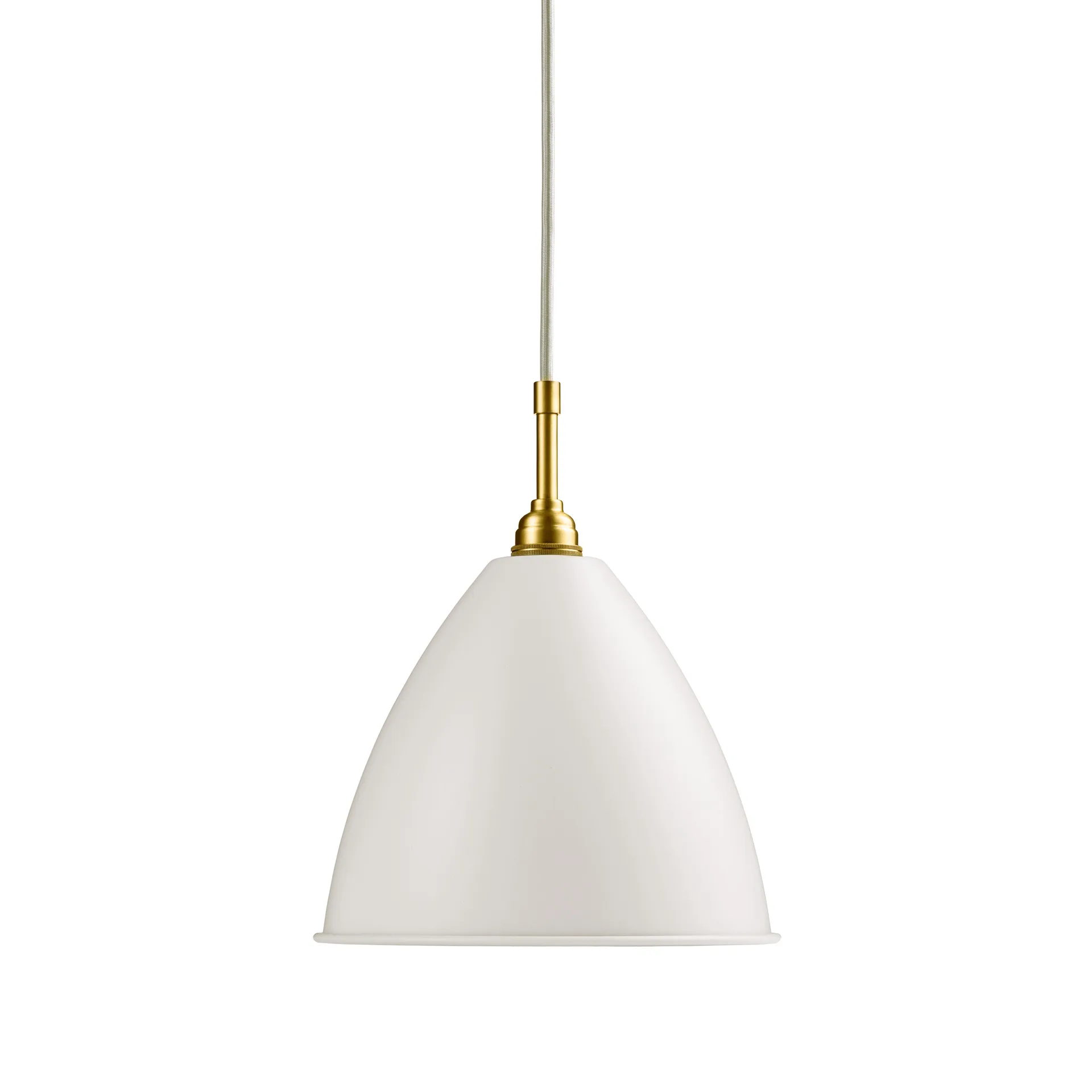 Bestlite BL9M lampa, matt vit-mässing GUBI