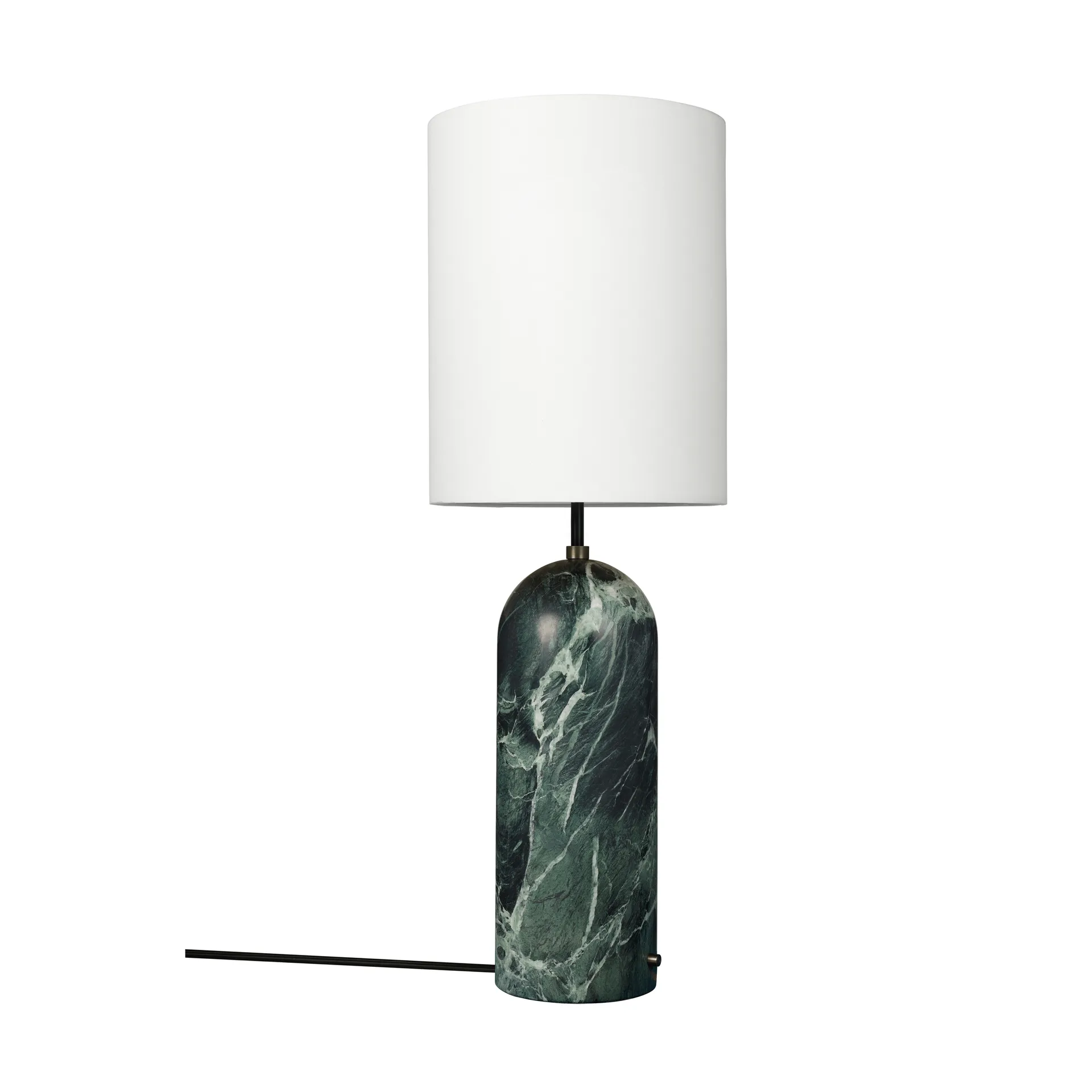 Gravity XL golvlampa, Emerald marble-white GUBI