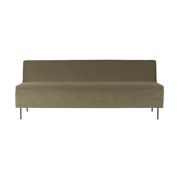 Modern Line soffa 180x83x70 cm - Belsuede special FR 002-black - GUBI