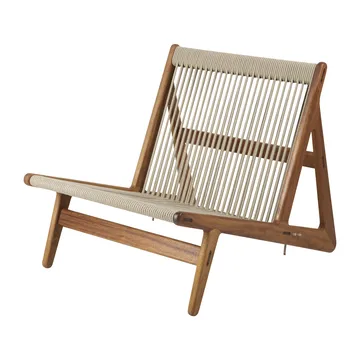 MR01 Initial Outdoor lounge chair - Oljat irokoträ - GUBI