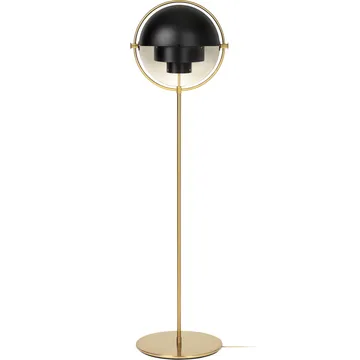 Multi-Lite golvlampa - Mässing-svart - GUBI