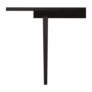 Private matbord 100x320 cm - Brun-svartbetsad ek - GUBI