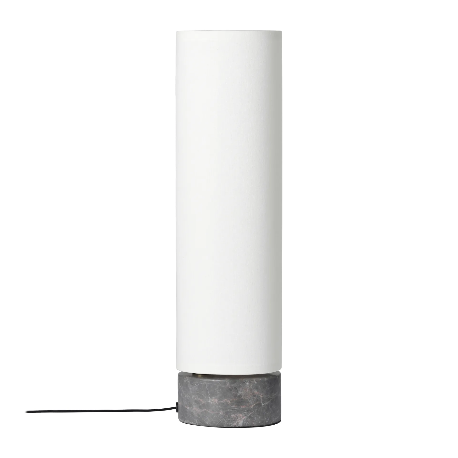 Unbound bordslampa, Vit-grå marmor GUBI