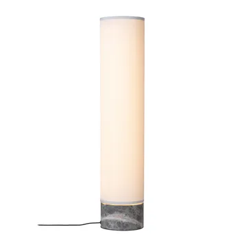 Unbound golvlampa 80 cm - Vit-grå marmor - GUBI
