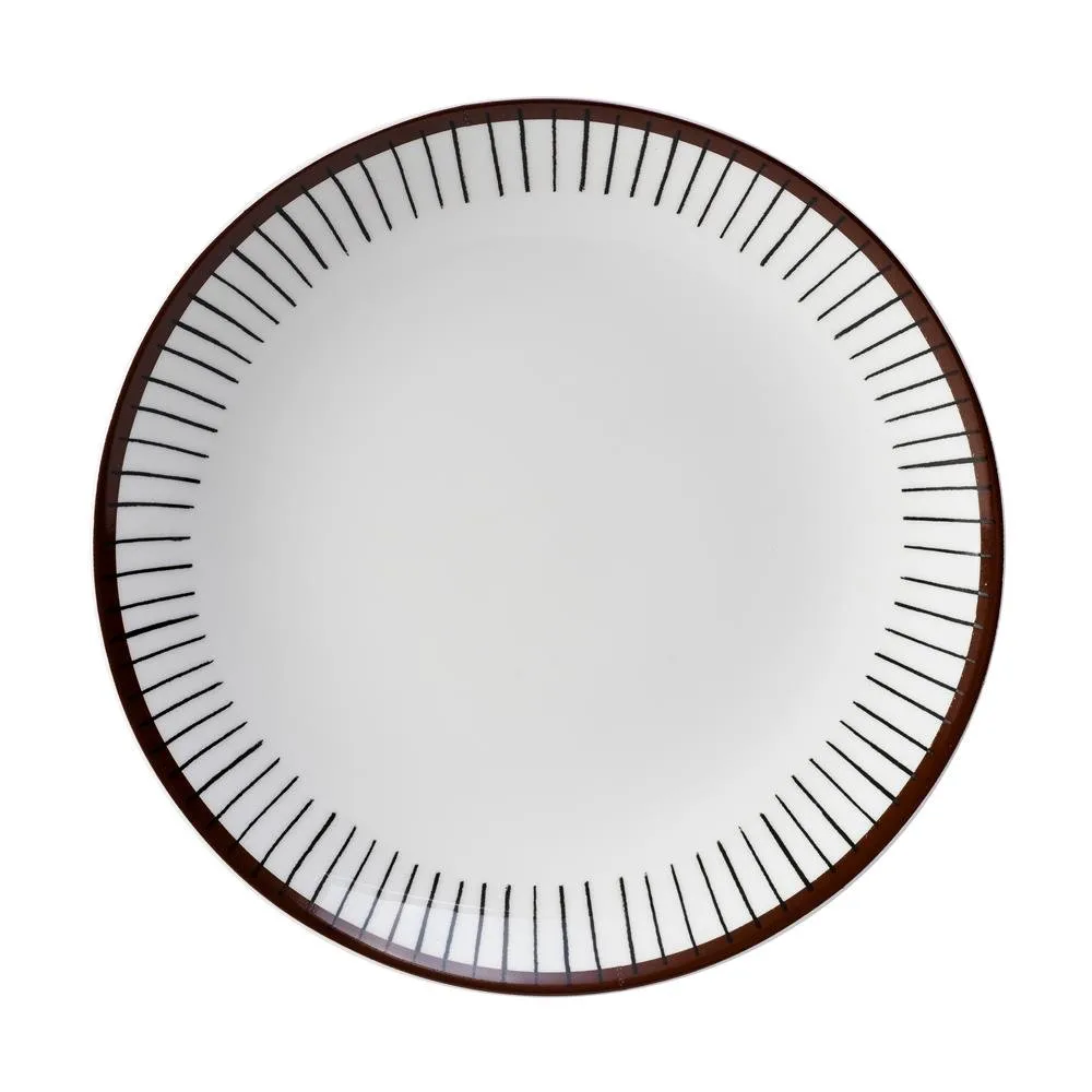 Ribb tallrik, Ø 22 cm Gustavsbergs Porslinsfabrik