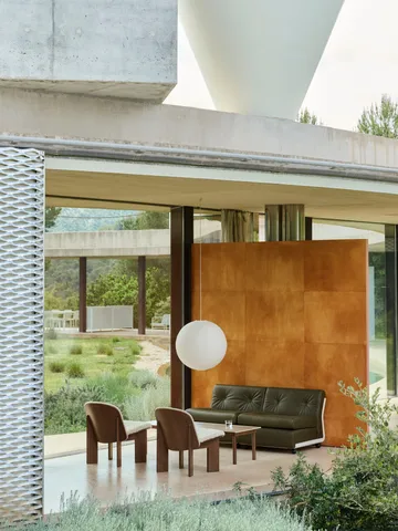 Amanta soffmodul - Cream beige-sense forest, 2-sits - HAY