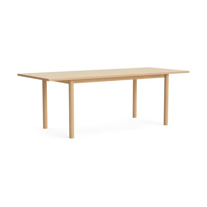 Annex Overhang matbord - Lackerad ek, 220x90 cm - HAY