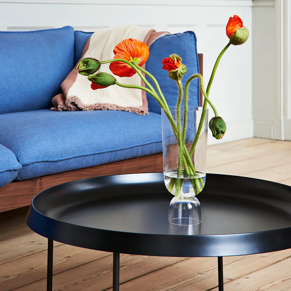 Arbour ECO 3-sits soffa, Beige-vinröd bok HAY