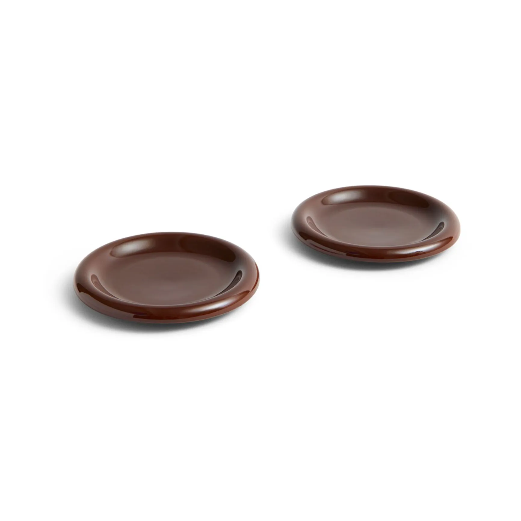 Barro tallrik, Burgundy, Ø18 cm, 2-pack HAY