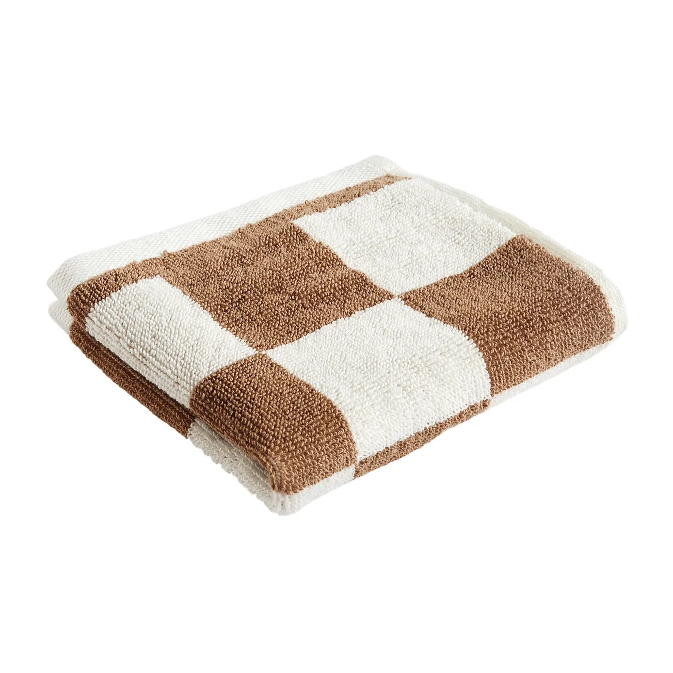Check handduk 30x30 cm, Cappuccino HAY