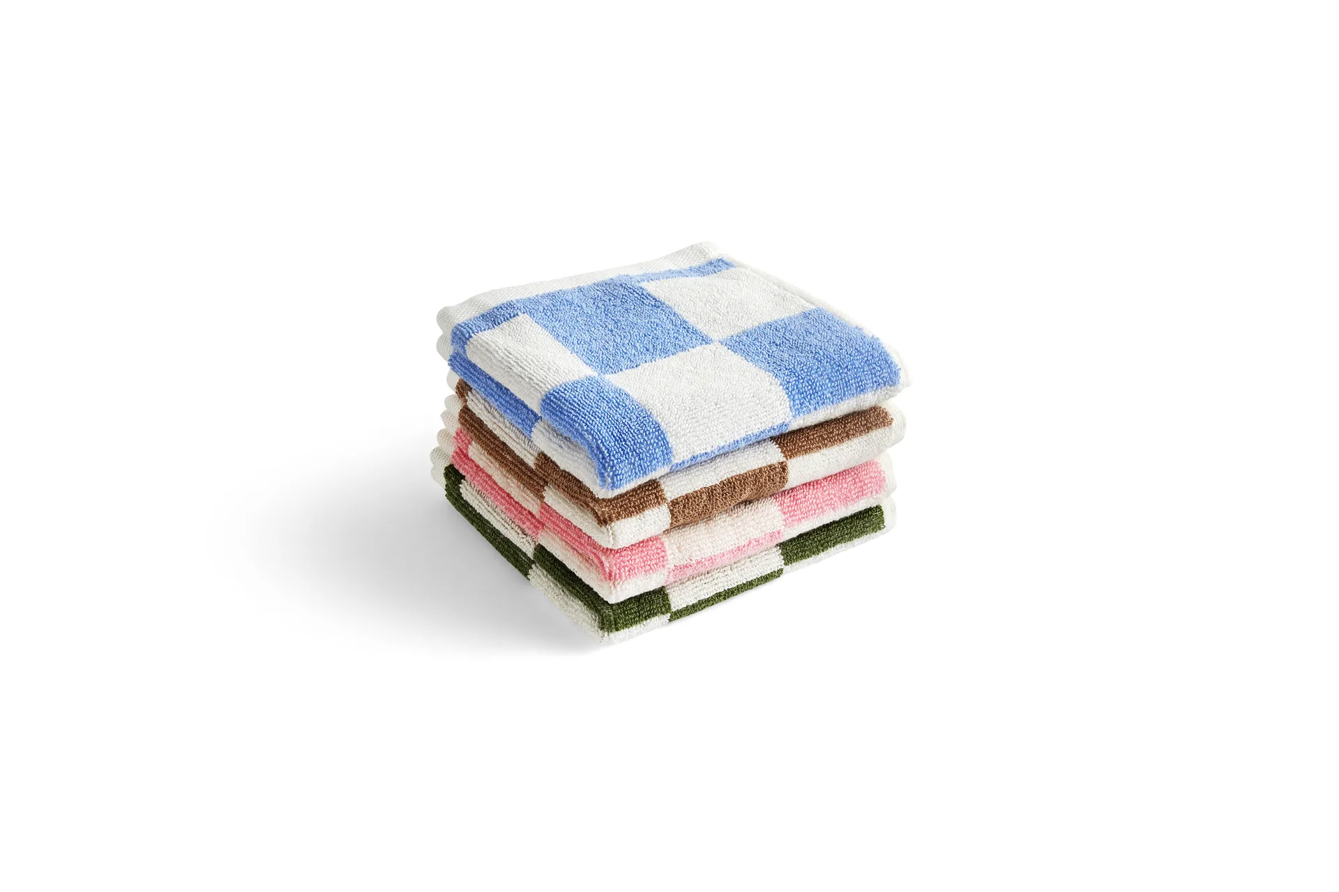 Check handduk 30x30 cm, Cappuccino HAY