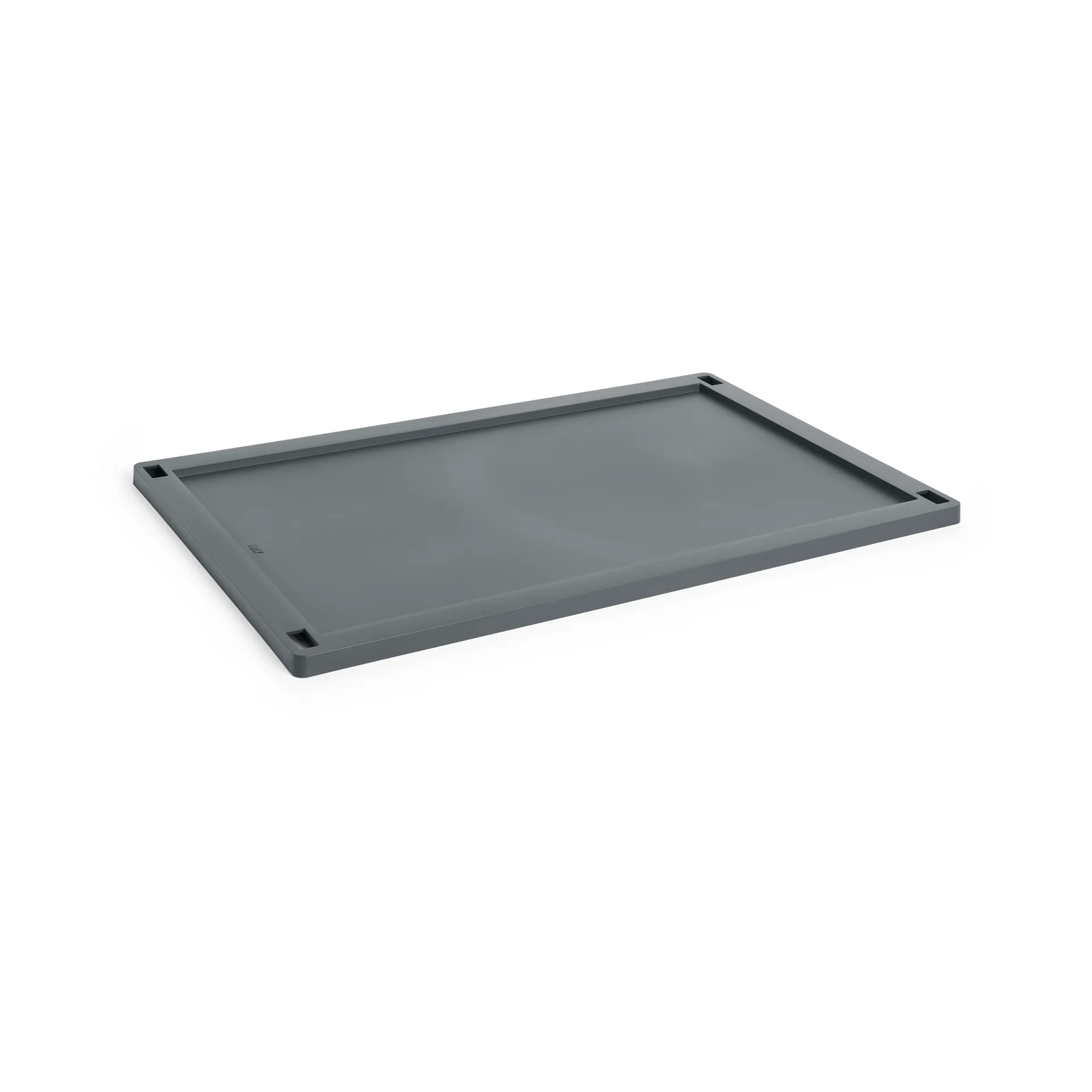 Colour Crate lock plastic large, Charcoal HAY