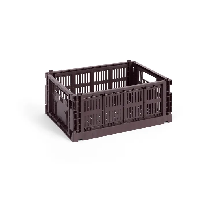Colour Crate M 26,5x34,5 cm - Bordeaux - HAY