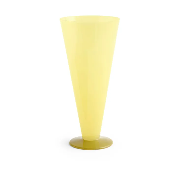 Conical vas - Yellow-lime green, large - HAY