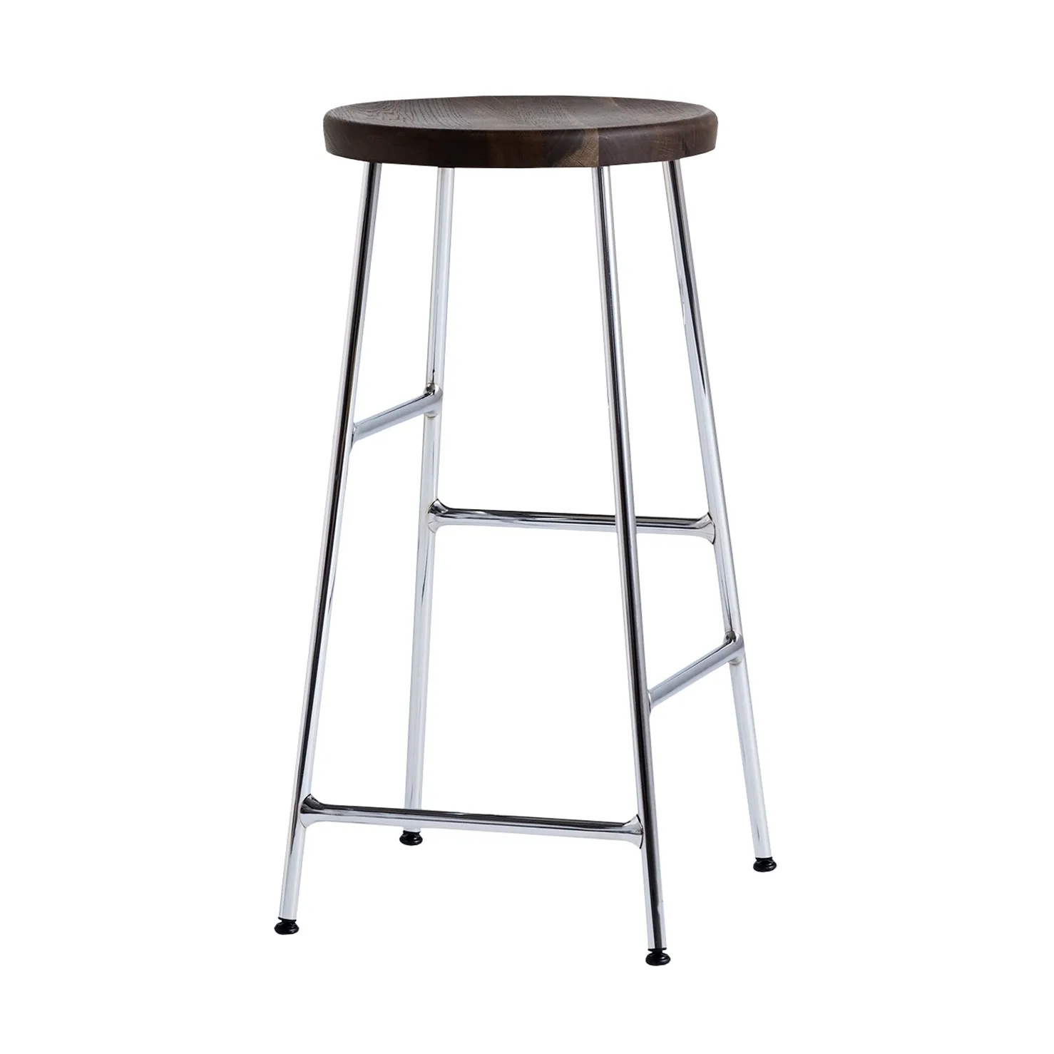 Cornet barpall 65 cm, Smoked oiled oak-chrome HAY