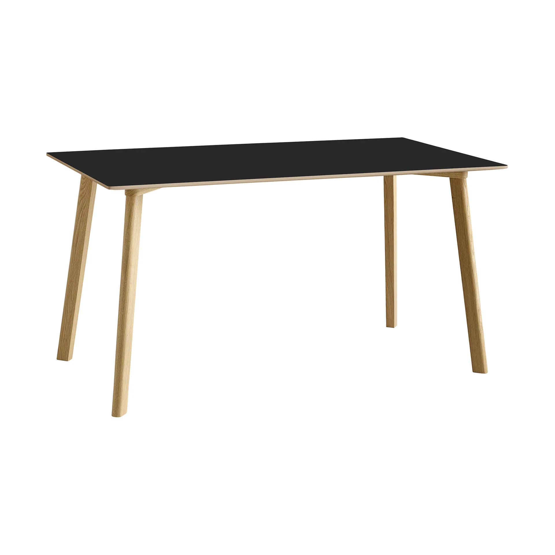 CPH210 Deux 2.0 bord 75x140 cm, Black laminate-lacquered oak HAY