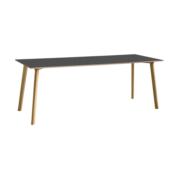 CPH210 Deux 2.0 bord 75x200 cm - Stone grey-lacquered oak - HAY