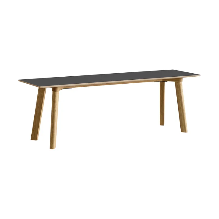 CPH215 Deux 2.0 bänk 140 cm - Stone grey-lacquered oak - HAY