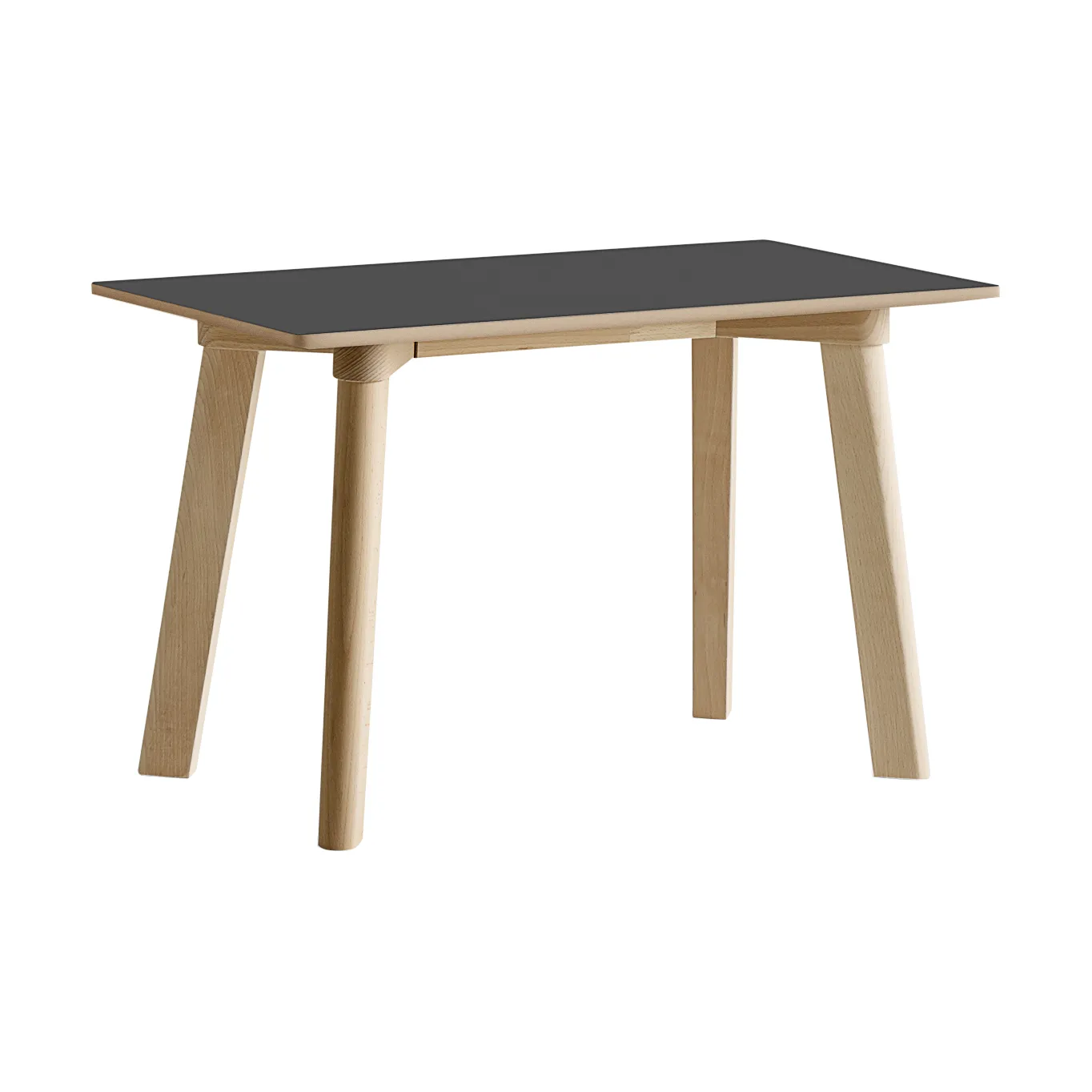 CPH215 Deux 2.0 bänk 75 cm, Stone grey-untreated beech HAY