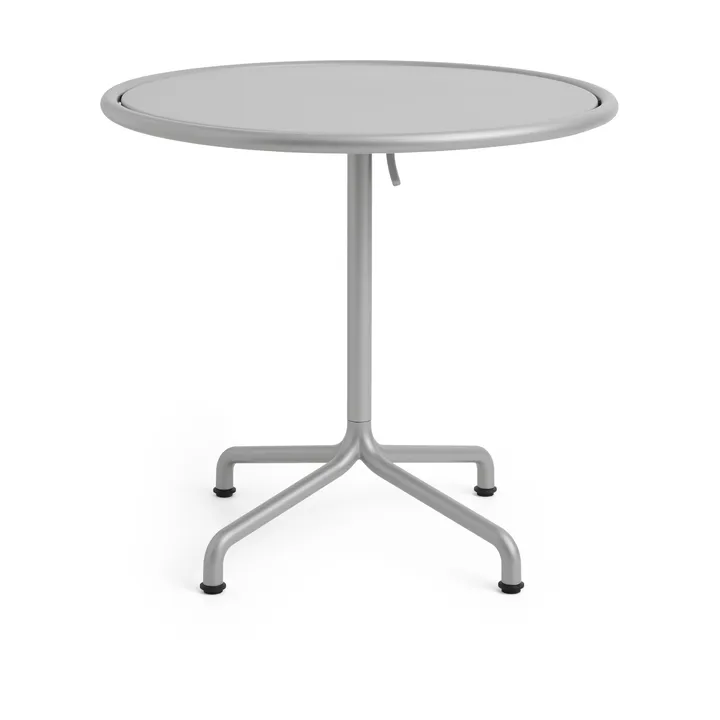 Deville bord - Silver grey, Ø80x74 cm - HAY