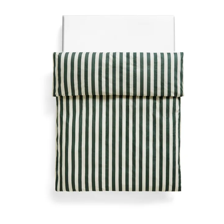 Été påslakan 220x220 cm - Dark green - HAY