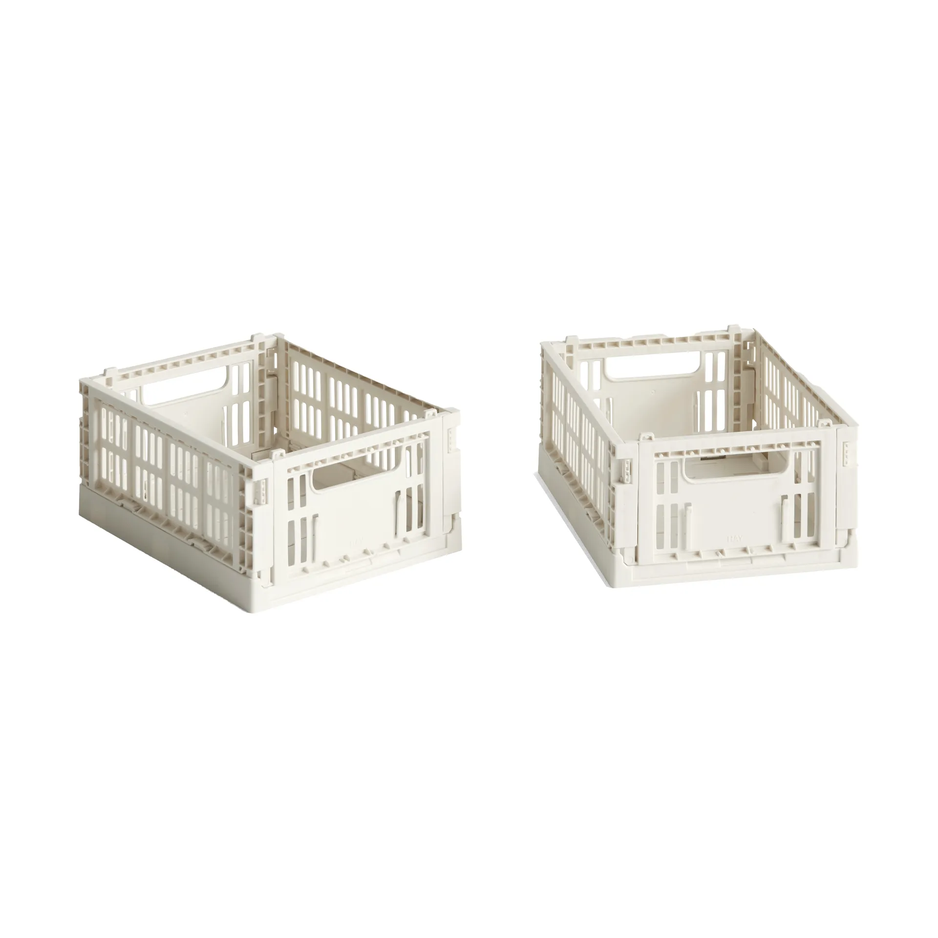 HAY Colour Crate Mini 13x17 cm 2-pack, Off white HAY