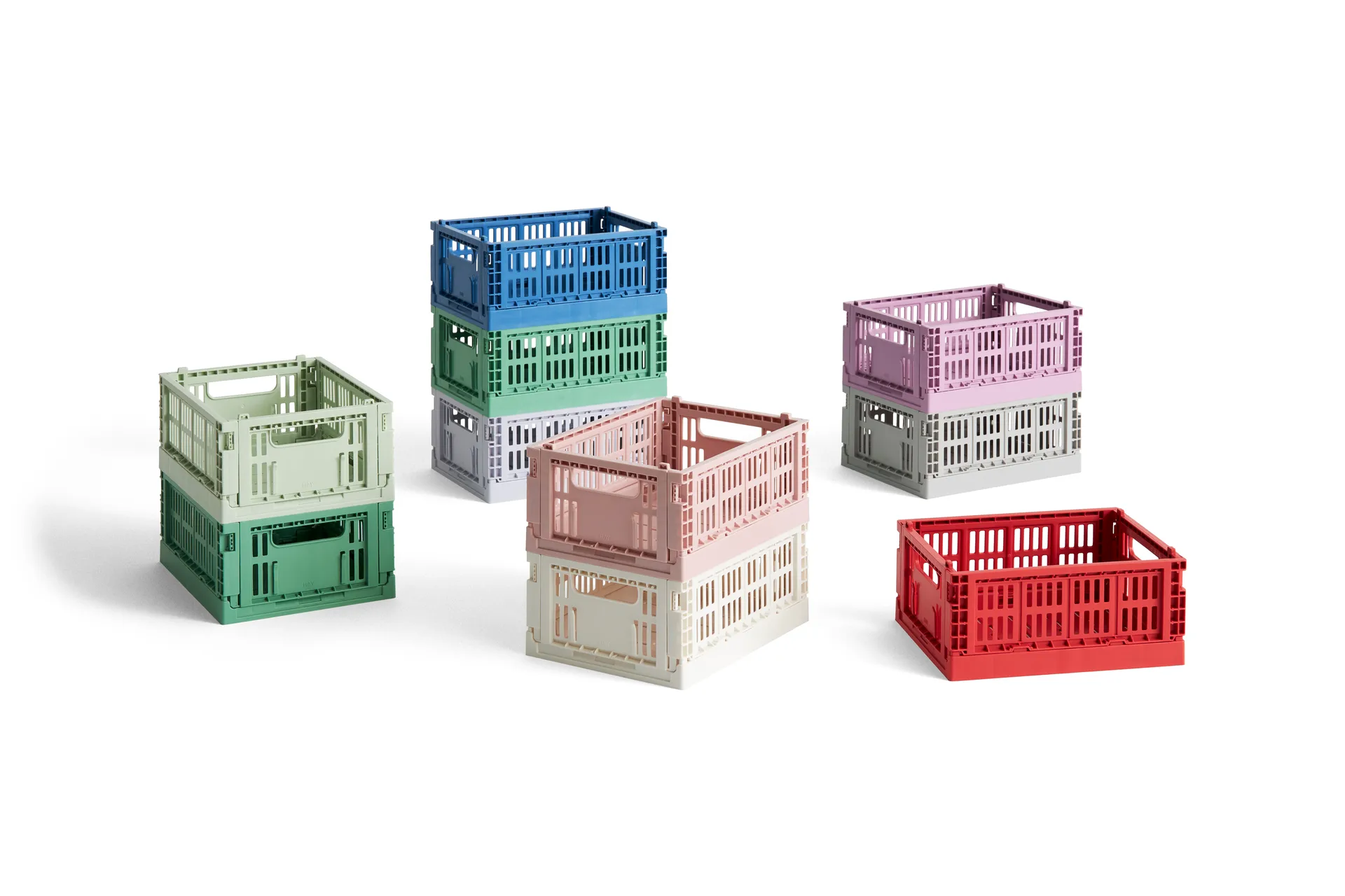 HAY Colour Crate Mini 13x17 cm 2-pack, Off white HAY