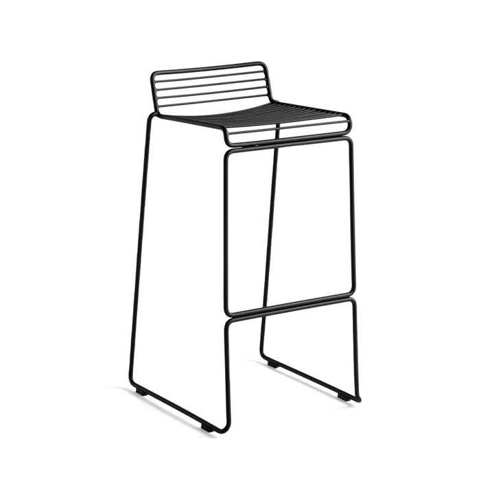 Hee High barstol 75 cm - Black - HAY