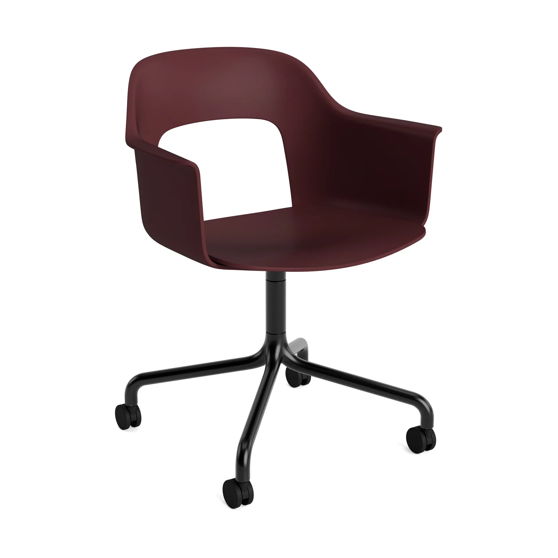 Layout Armchair 261 stol, Bordeaux-black HAY