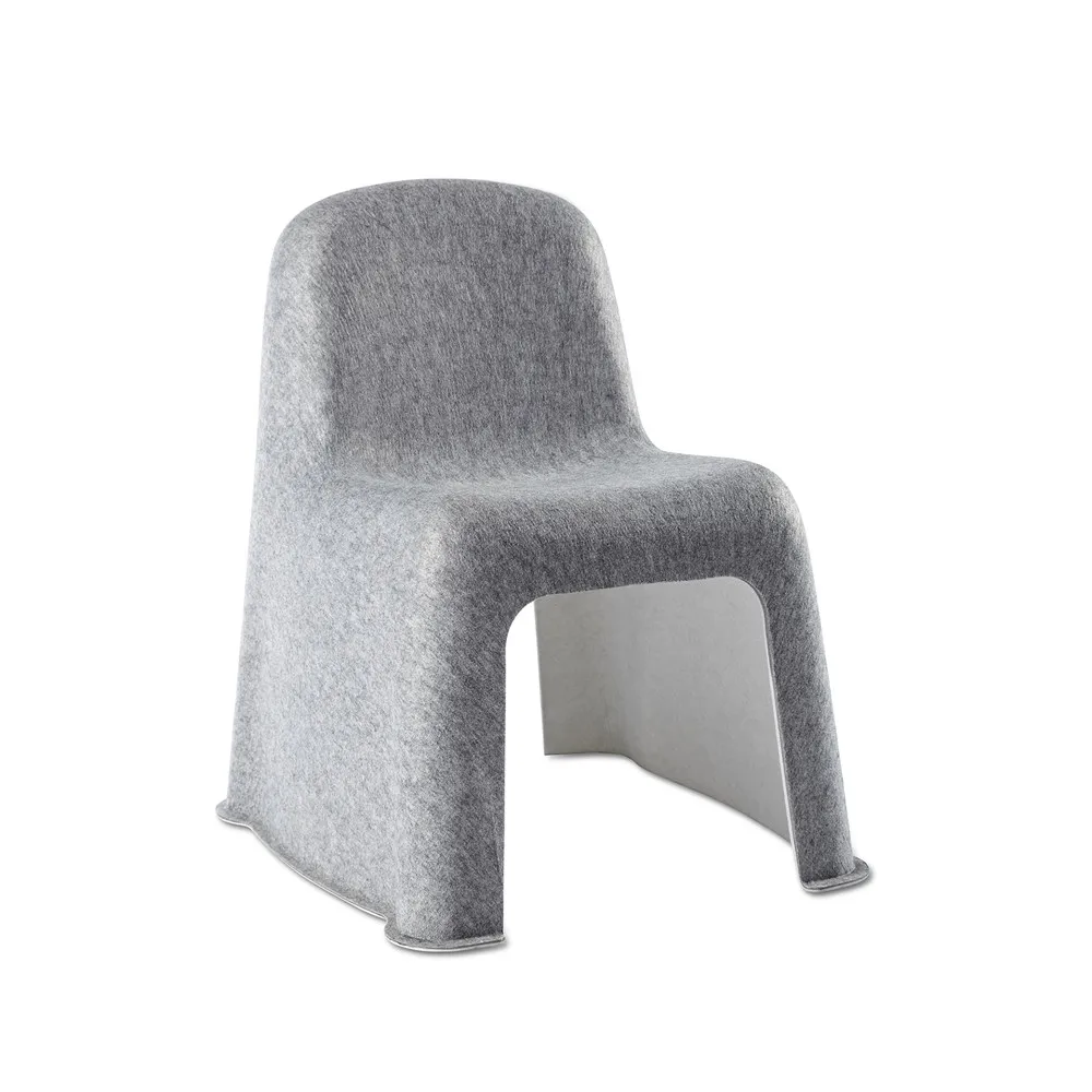 Nobody stol, light grey, insidan offwhite HAY